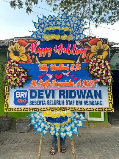 Karangan Bunga Wedding Pernikahan 2