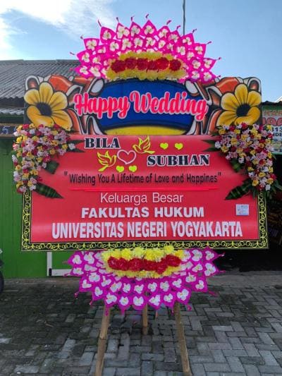Karangan Bunga Wedding Pernikahan 4